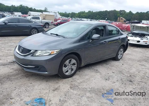 2013 Honda Civic Lx из США, поврежденный, VIN 19XFB2E50DE005510